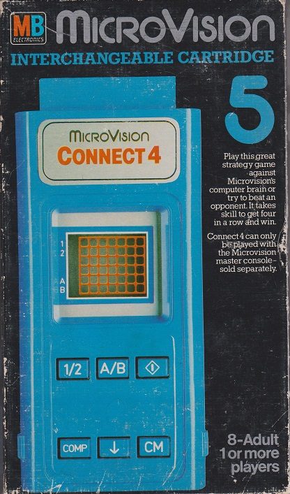 05 Connect Four (1979) by Milton Bradley Microvision game