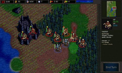 battle for wesnoth cheat set turn