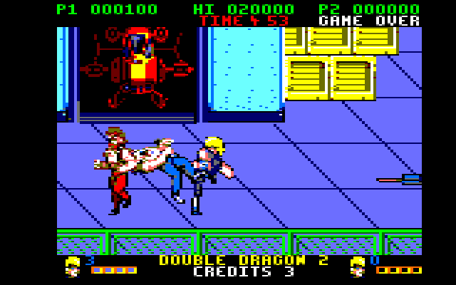 double dragon video game with freddie kreuger
