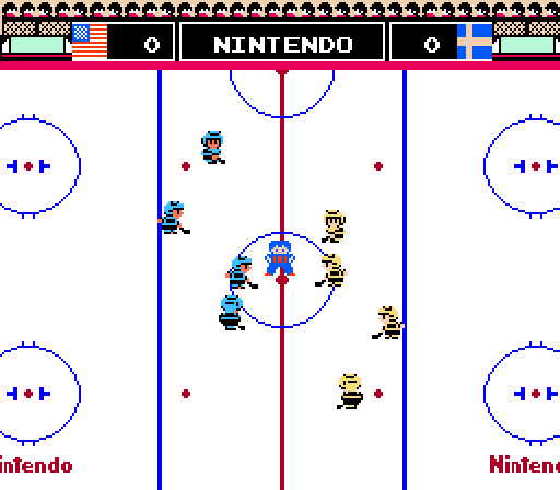 Nhl nintendo. Хоккей NES.