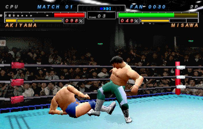 All Japan Prowrestling Featuring Virtua (1997) By Scarab Saturn Game