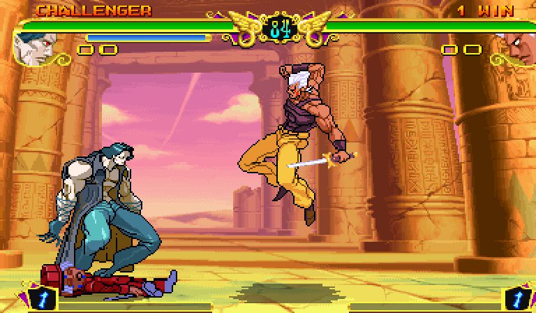 CPS3 ARCADE Games Running On PSP 3000 - JOJO´s BIZARRE ADVENTURE (Running  at 333MHz) 