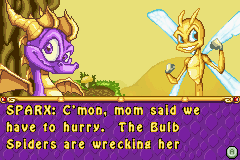 the legend of spyro a new beginning gba
