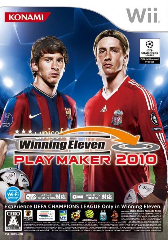 Pro Evolution Soccer 2010 (2009) by Konami Wii game