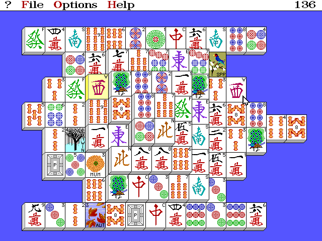 shanghai mahjong dos