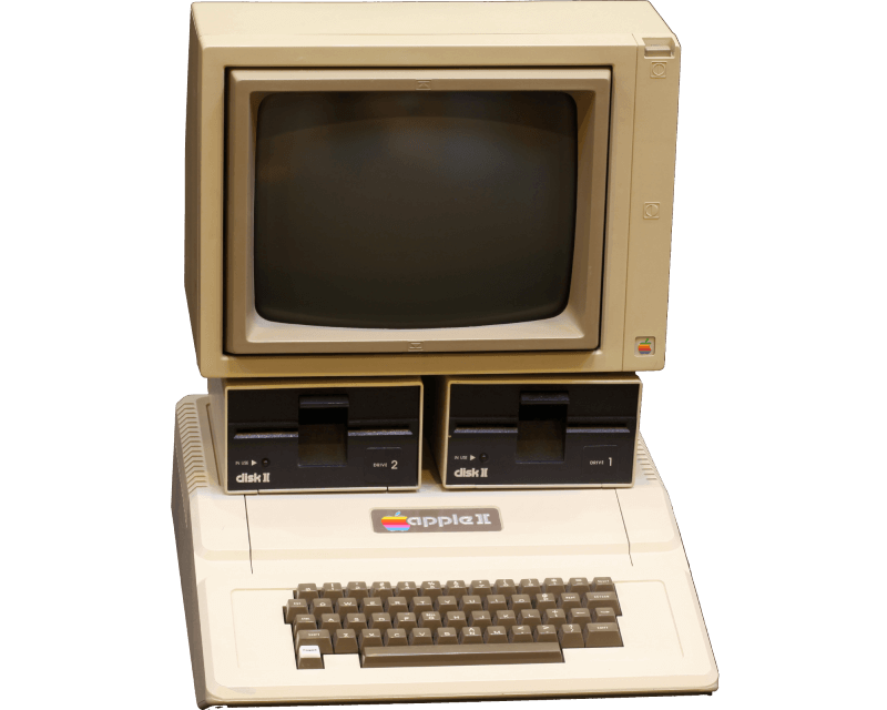 Apple 2 компьютер. Apple II 1977. Apple 2 1976. Эппл 2 компьютер 1977.