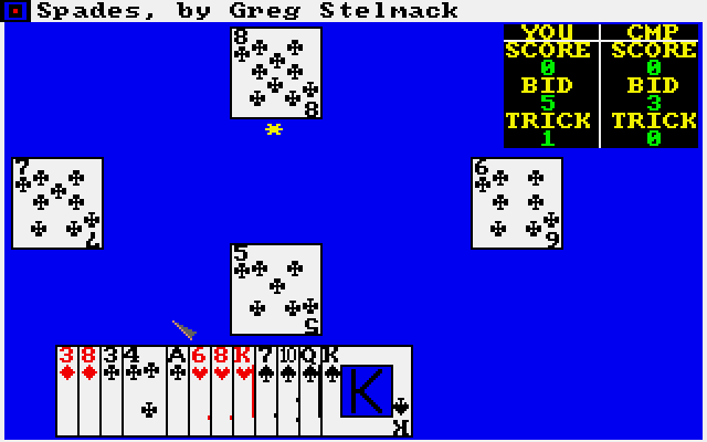 Spades (1990) Amiga game