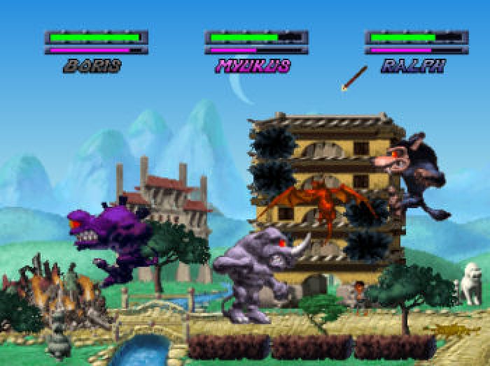 Rampage Through Time by Midway PS game