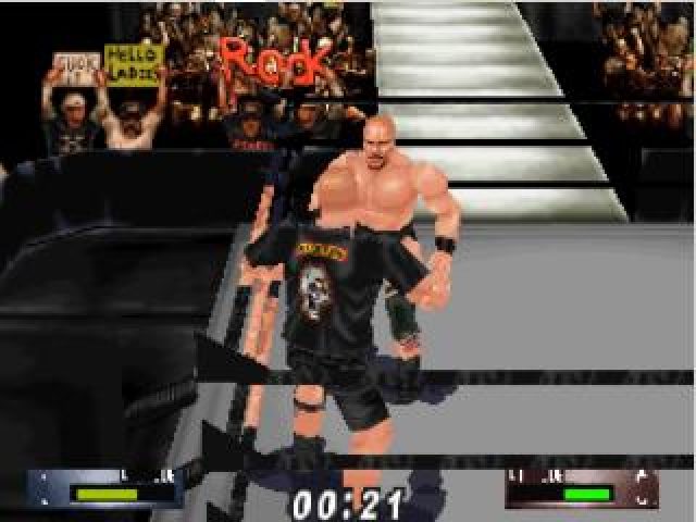 WWF Wrestlemania 2000 in-game screen image #2.