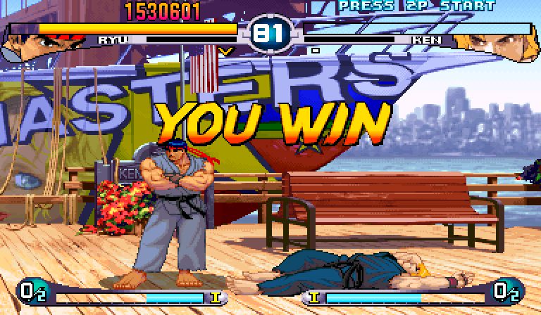 Street Fighter Galleries: Street Fighter III: Victory Screens
