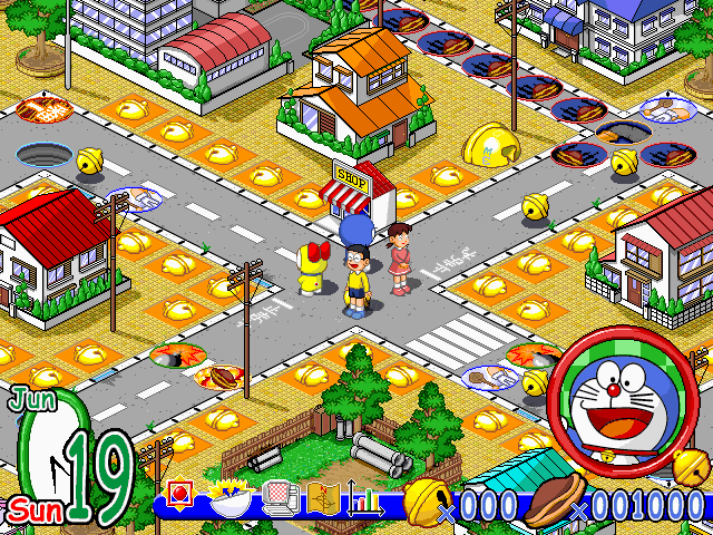 doraemon monopoly 1998