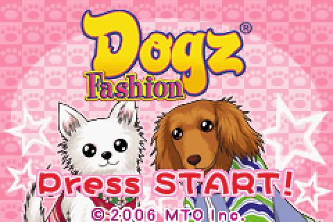 Dogz Fashion title screen image #1 