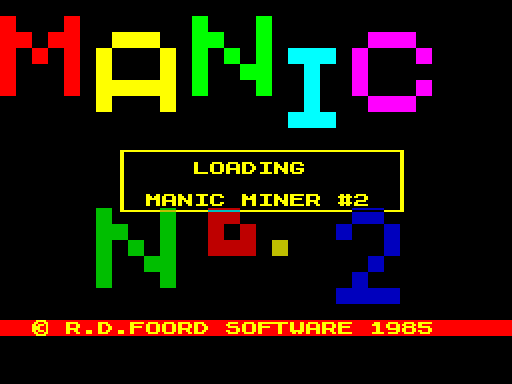 Manic Miner 2 gallery. Screenshots, covers, titles and ingame images