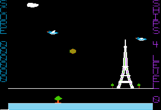 Aeronaut (1984) Apple II E game