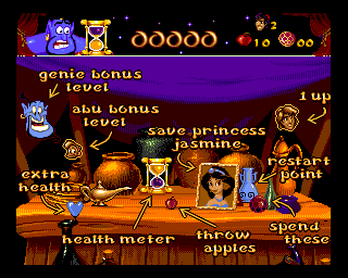 Aladdin  in-game screen image #2 