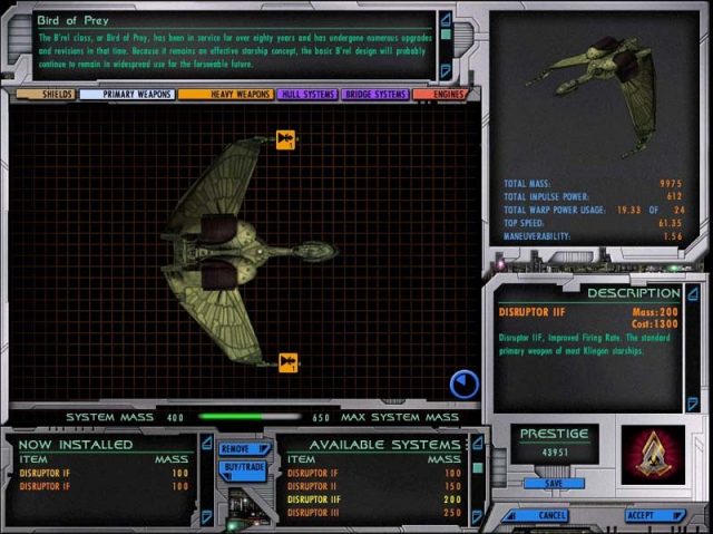 Star Trek: Starfleet Command 3 in-game screen image #2 