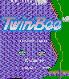 TwinBee  title screen image #1 