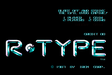 R-Type title screen image #1 