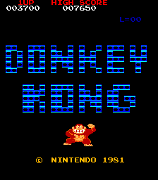 Donkey Kong  title screen image #2 