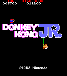 Donkey Kong Jr.  title screen image #1 