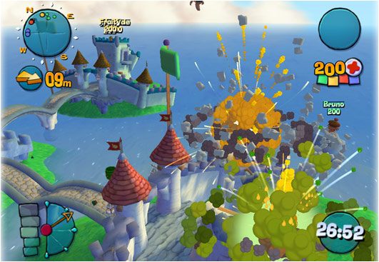 Worms 4: Mayhem in-game screen image #1 