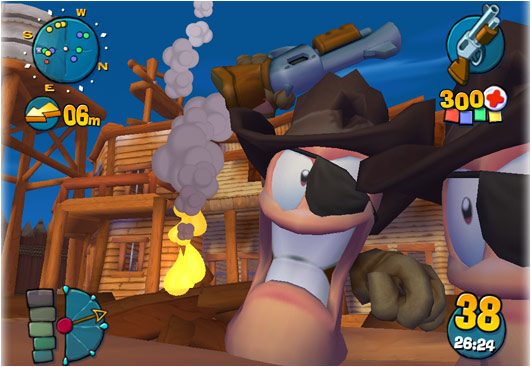 Worms 4: Mayhem in-game screen image #1 