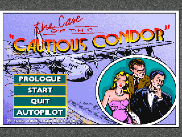 The Case of the Cautious Condor title screen image #1 