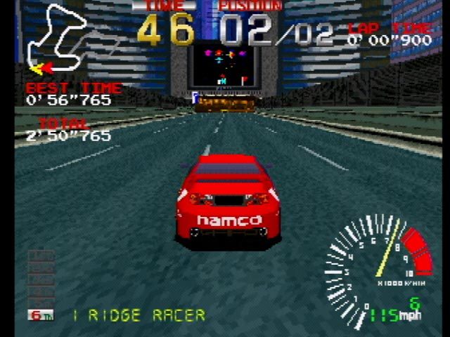 Ridge Racer  in-game screen image #2 
