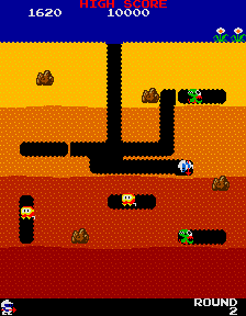 Dig Dug  in-game screen image #2 