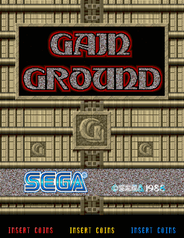 Gain Ground title screen image #1 