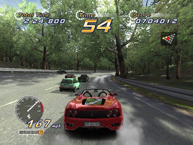 OutRun2  in-game screen image #2 