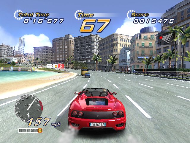 OutRun2  in-game screen image #1 