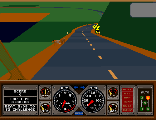 Race Drivin'  in-game screen image #2 