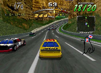Daytona USA Championship Circuit Edition  in-game screen image #3 