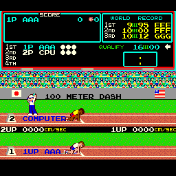 Track & Field  in-game screen image #2 
