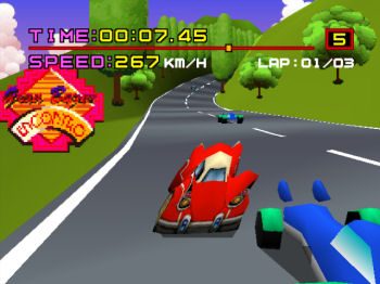 Motor Toon Grand Prix  in-game screen image #1 