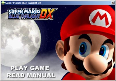 Super Mario: Blue Twilight  title screen image #1 Title