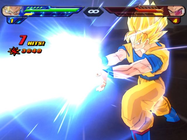 Dragon Ball Z: Budokai Tenkaichi 2  in-game screen image #5 Super Sayan