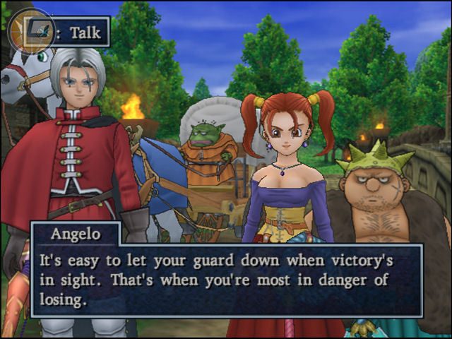 Dragon Quest: Journey of the Cursed King  in-game screen image #2 