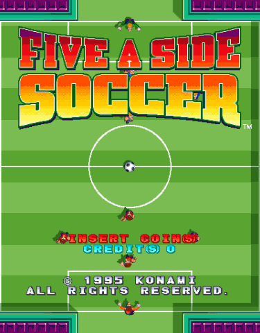 Five a Side Soccer title screen image #1 