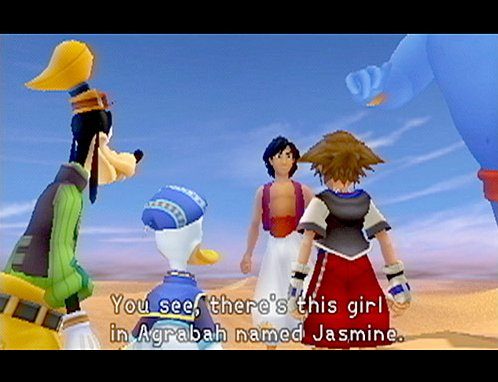 Kingdom Hearts  in-game screen image #2 