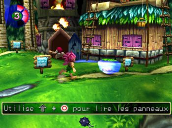 Tomba! 2: The Evil Swine Return  in-game screen image #1 