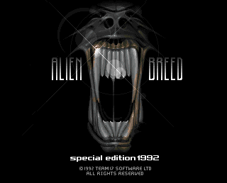 Alien Breed Special Edition 1992 title screen image #1 
