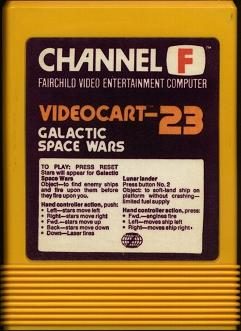 Videocart 23: Galactic Space Wars - Lunar Lander  package image #3 