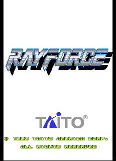 Rayforce  title screen image #1 