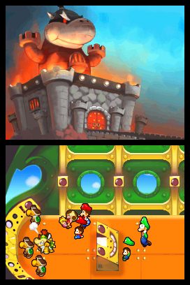 Mario & Luigi: Partners in Time  in-game screen image #1 