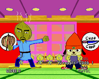 PaRappa the Rapper  in-game screen image #1 