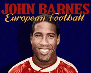 John Barnes European Football title screen image #1 