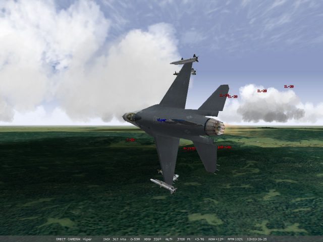 Falcon 4.0: Allied Force  in-game screen image #1 