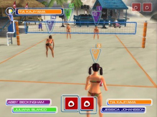 Summer Heat Beach Volleyball  in-game screen image #1 